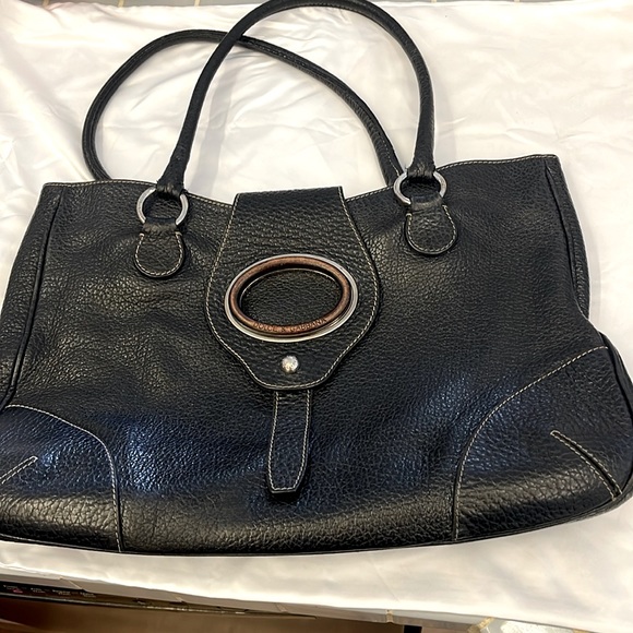 Dolce & Gabbana, Larger, Leather, Black, Handbag - Picture 1 of 6